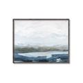 Picture of Slow Waters Blue _GroupedProduct_Rectangle_Landscape_Canvas_Framed_