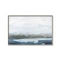 Picture of Slow Waters Blue _GroupedProduct_Rectangle_Landscape_Canvas_Framed_