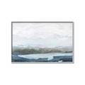 Picture of Slow Waters Blue _GroupedProduct_Rectangle_Landscape_Canvas_Framed_
