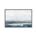 Picture of Slow Waters Blue _GroupedProduct_Rectangle_Landscape_Canvas_Framed_
