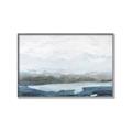 Picture of Slow Waters Blue _GroupedProduct_Rectangle_Landscape_Canvas_Framed_