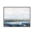 Picture of Slow Waters Blue _GroupedProduct_Rectangle_Landscape_Canvas_Framed_