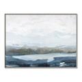 Picture of Slow Waters Blue _GroupedProduct_Rectangle_Landscape_Canvas_Framed_