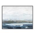 Picture of Slow Waters Blue _GroupedProduct_Rectangle_Landscape_Canvas_Framed_