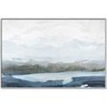 Picture of Slow Waters Blue _GroupedProduct_Rectangle_Landscape_Canvas_Framed_