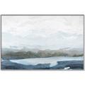 Picture of Slow Waters Blue _GroupedProduct_Rectangle_Landscape_Canvas_Framed_