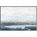 Picture of Slow Waters Blue _GroupedProduct_Rectangle_Landscape_Canvas_Framed_