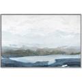 Picture of Slow Waters Blue _GroupedProduct_Rectangle_Landscape_Canvas_Framed_