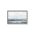 Picture of Slow Waters Teal  _GroupedProduct_Rectangle_Landscape_Canvas_Framed_