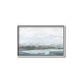 Picture of Slow Waters Teal  _GroupedProduct_Rectangle_Landscape_Canvas_Framed_