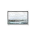 Picture of Slow Waters Teal  _GroupedProduct_Rectangle_Landscape_Canvas_Framed_