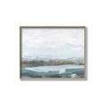 Picture of Slow Waters Teal  _GroupedProduct_Rectangle_Landscape_Canvas_Framed_