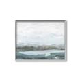 Picture of Slow Waters Teal  _GroupedProduct_Rectangle_Landscape_Canvas_Framed_