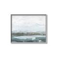 Picture of Slow Waters Teal  _GroupedProduct_Rectangle_Landscape_Canvas_Framed_
