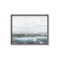 Picture of Slow Waters Teal  _GroupedProduct_Rectangle_Landscape_Canvas_Framed_
