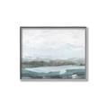 Picture of Slow Waters Teal  _GroupedProduct_Rectangle_Landscape_Canvas_Framed_
