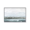 Picture of Slow Waters Teal  _GroupedProduct_Rectangle_Landscape_Canvas_Framed_
