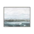 Picture of Slow Waters Teal  _GroupedProduct_Rectangle_Landscape_Canvas_Framed_