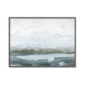 Picture of Slow Waters Teal  _GroupedProduct_Rectangle_Landscape_Canvas_Framed_