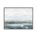 Picture of Slow Waters Teal  _GroupedProduct_Rectangle_Landscape_Canvas_Framed_