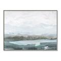 Picture of Slow Waters Teal  _GroupedProduct_Rectangle_Landscape_Canvas_Framed_