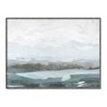 Picture of Slow Waters Teal  _GroupedProduct_Rectangle_Landscape_Canvas_Framed_