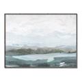 Picture of Slow Waters Teal  _GroupedProduct_Rectangle_Landscape_Canvas_Framed_