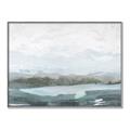 Picture of Slow Waters Teal  _GroupedProduct_Rectangle_Landscape_Canvas_Framed_