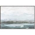 Picture of Slow Waters Teal  _GroupedProduct_Rectangle_Landscape_Canvas_Framed_