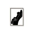 Picture of Hold a Pose I _GroupedProduct_Rectangle_Portrait_Canvas_Framed_