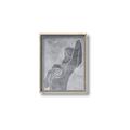 Picture of Hold a Pose Gray _GroupedProduct_Rectangle_Portrait_Canvas_Framed_