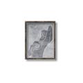 Picture of Hold a Pose Gray _GroupedProduct_Rectangle_Portrait_Canvas_Framed_