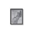 Picture of Hold a Pose Gray _GroupedProduct_Rectangle_Portrait_Canvas_Framed_