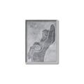 Picture of Hold a Pose Gray _GroupedProduct_Rectangle_Portrait_Canvas_Framed_