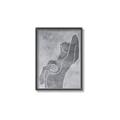 Picture of Hold a Pose Gray _GroupedProduct_Rectangle_Portrait_Canvas_Framed_
