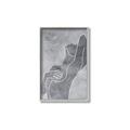 Picture of Hold a Pose Gray _GroupedProduct_Rectangle_Portrait_Canvas_Framed_