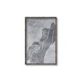 Picture of Hold a Pose Gray _GroupedProduct_Rectangle_Portrait_Canvas_Framed_