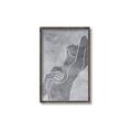 Picture of Hold a Pose Gray _GroupedProduct_Rectangle_Portrait_Canvas_Framed_