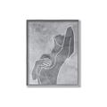 Picture of Hold a Pose Gray _GroupedProduct_Rectangle_Portrait_Canvas_Framed_
