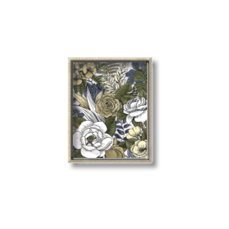 Picture of Detailed Floral in Color  _GroupedProduct_Rectangle_Portrait_Canvas_Framed_