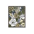Picture of Detailed Floral in Color  _GroupedProduct_Rectangle_Portrait_Canvas_Framed_