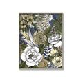 Picture of Detailed Floral in Color  _GroupedProduct_Rectangle_Portrait_Canvas_Framed_