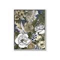 Picture of Detailed Floral in Color  _GroupedProduct_Rectangle_Portrait_Canvas_Framed_