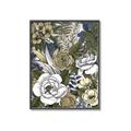 Picture of Detailed Floral in Color  _GroupedProduct_Rectangle_Portrait_Canvas_Framed_
