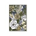 Picture of Detailed Floral in Color  _GroupedProduct_Rectangle_Portrait_Canvas_Framed_