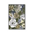 Picture of Detailed Floral in Color  _GroupedProduct_Rectangle_Portrait_Canvas_Framed_