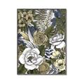 Picture of Detailed Floral in Color  _GroupedProduct_Rectangle_Portrait_Canvas_Framed_