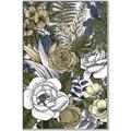 Picture of Detailed Floral in Color  _GroupedProduct_Rectangle_Portrait_Canvas_Framed_