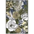 Picture of Detailed Floral in Color  _GroupedProduct_Rectangle_Portrait_Canvas_Framed_