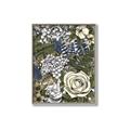 Picture of Detailed Floral in Color  _GroupedProduct_Rectangle_Portrait_Canvas_Framed_